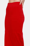 Zivame All Day Seamless Mermaid Saree Shapewear With Removable Drawcord - Tango Red1 — thumbnail 6
